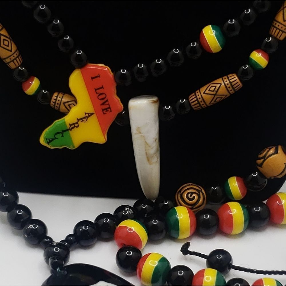 African Theme Handmade Jewelry Lot - Picture 5 of 5